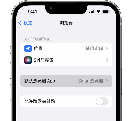 德州苹果手机维修店分享如何在iPhone上设置默认浏览器 